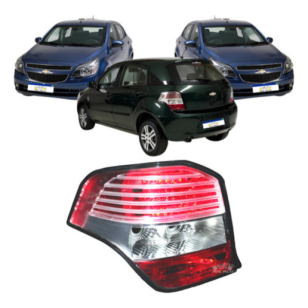 Lanterna Chevrolet Agile 2009 A 2013 Esquerdo Esquerdo/motorista Esquerdo