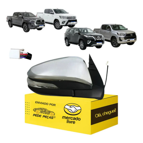 Retrovisor Elétrico Toyota Hilux 2016 2017 A 2026 Novo