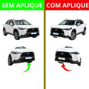 Kit Grade Central Parachoque Corolla Cross 2022 A 2024 Preto Preto Semibrilho