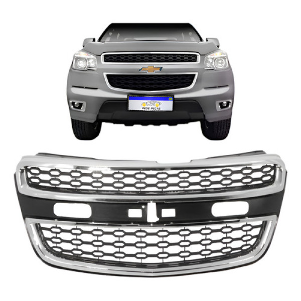 Grade Dianteira Gm S10 Trailblazer 2012 2013 2014 2015 2016 Brilhante