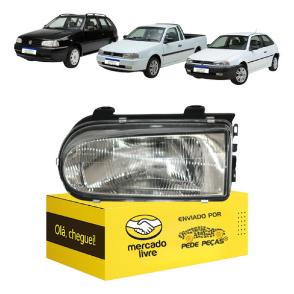 Farol Gol Saveiro Parati Bola 1996 97 98 99 00 2001 2002 L.e Esquerdo/motorista