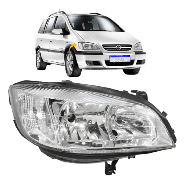Farol Chevrolet Zafira 2001 2002 2003 2004 2005 06 A 2012 Ld Direito