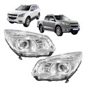 Par Farol S10 Trailblazer Ltz 2012 2013 A 2016 Com Projetor