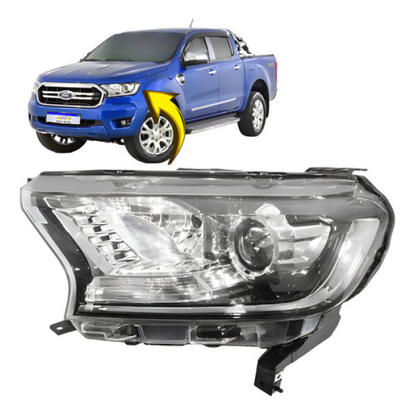 Farol Ford Ranger 2017 2018 2019 2020 2021 Lado Esquerdo 
