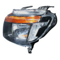 Farol Ford Ranger 2013 A 2016 Foco Duplo Mascara Negra
