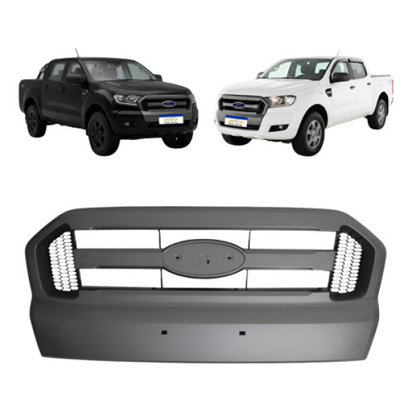 Grade Ford Ranger 2017 2018 2019 Xlt Xls Xl Nova Cinza Plástico