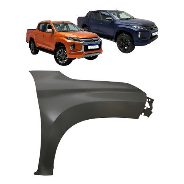 Paralama Mitsubishi L200 Triton 2022 2023 Novo Sem Furo Ld  - - Direito