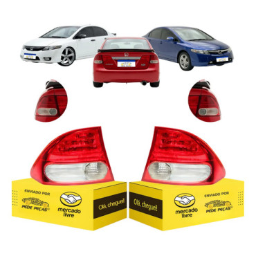 Par Lanterna Traseir...