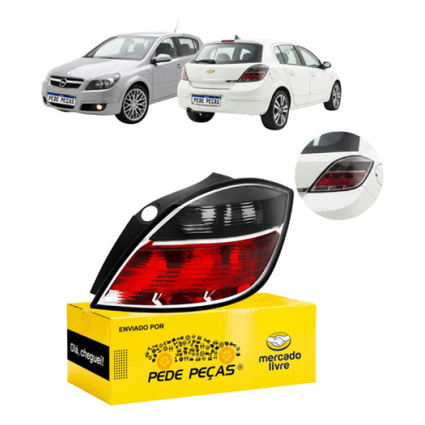 Sinaleira Traseira Vectra Hatch Gt 2008 A 2011 Novo Ld Direito/passageiro Vermelho