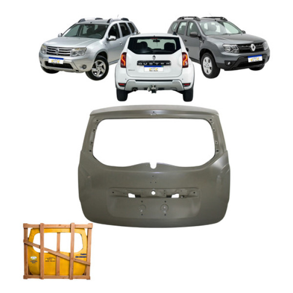 Tampa Traseira Duster 2011 12 13 2014 2015 16 17 18 19 2020 Cinza