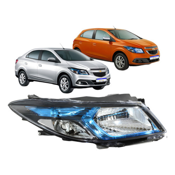 Farol Chevrolet Onix 2013 2014 2015 2016 Dianteiro Novo L.d Direito Farol Chevrolet Onix 2013 2014 2015 2016 Dianteiro Novo L.d Direito