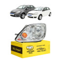 Farol Esquerdo Ford Fiesta 2003 04 05 2006 2007 Pisca Ambar Esquerdo/motorista
