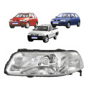 Farol Vw Gol Saveiro Parati G3 1999 A 2005 Foco Simples Le Esquerdo/motorista