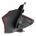 Lanterna Canto Esquerdo Tracker 2020 21 22 23 24 2025 C/led Esquerdo/motorista Vermelho Cristal