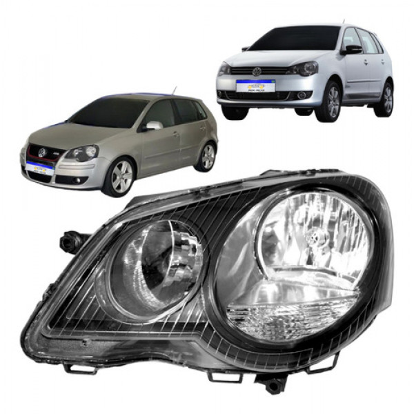 Farol Volkswagen Polo 2007 2008 2009 2010 2011 A 2015 L.e