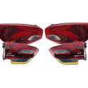 Jogo Lanterna Onix Sedan 2020 2021 2022 2023 2024 2025 C/led Ambos Lados Vermelho