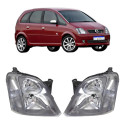 Farol Chevrolet Meriva Ss 2003 2004 A 2012 Mascara Cinza