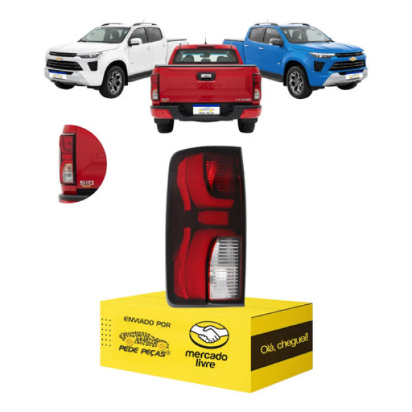 Lanterna Sinaleira Gm S10 Ltz Z71 2025 2026 C/led Nova L.e Esquerdo/motorista Fume