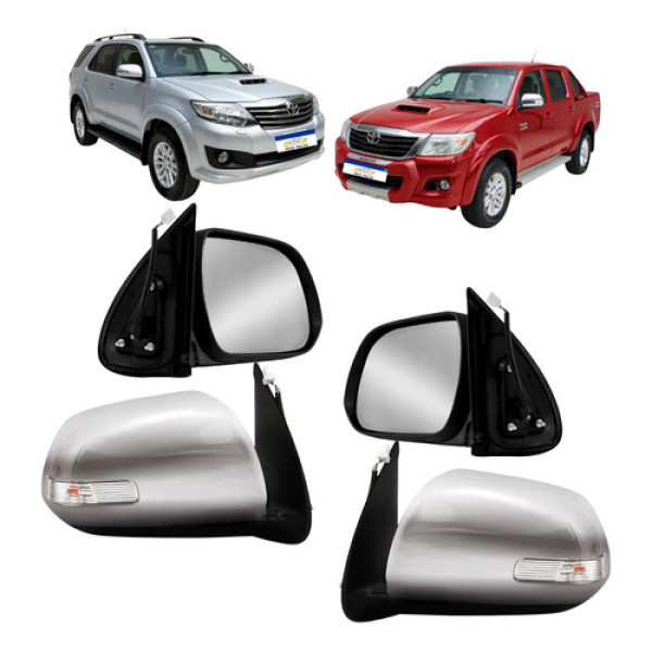 Par Retrovisor Hilux Sw4 2012 A 2015 C/rebatimento Elétrico
