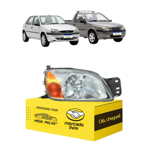Sinaleira Farol Fiesta Courier 2000 A 08 09 10 11 12 2013 Ld Direito/passageiro