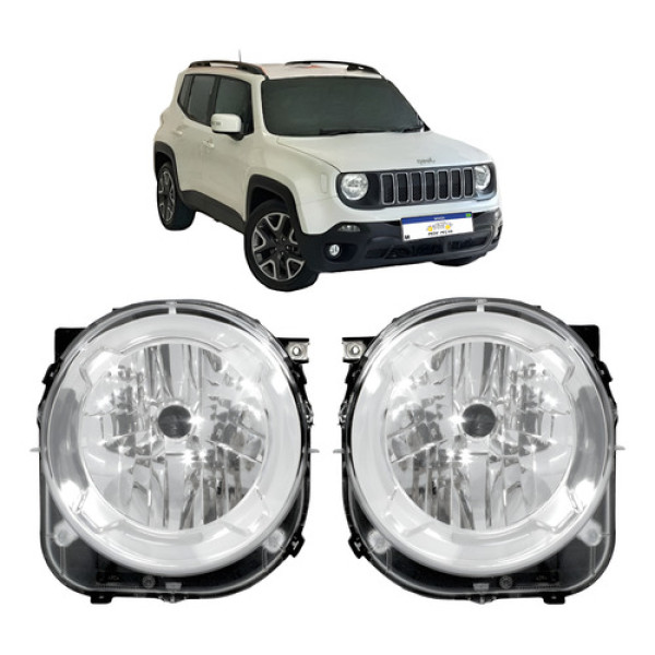 Farol Jeep Renegade 2015 2016 2017 2018 2019 2020 2021 Novo