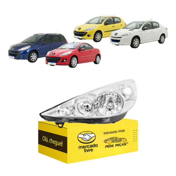 Sinaleira Peugeot 207 2008 2009 10 11 12 13 14 2015 Esquerda Esquerdo/motorista