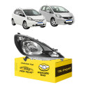 Farol Honda Fit 2013 2014 Mascara Negra Elétrico Novo