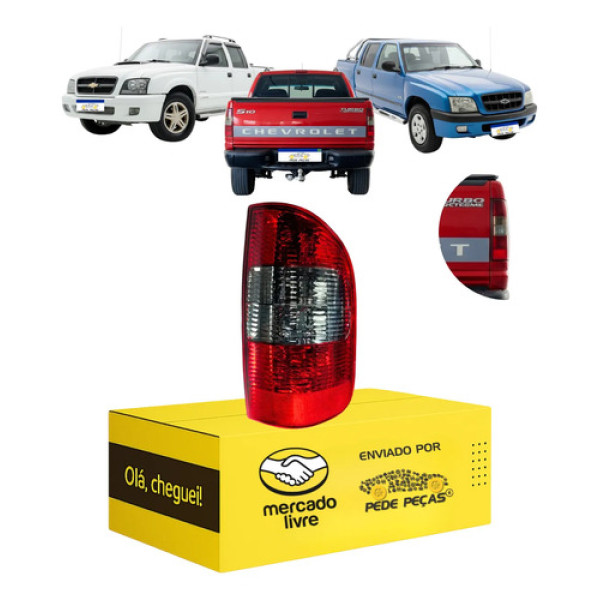 Lanterna Sinaleira Traseira Chevrolet  S10 2001 A 07 2008 Ld Direito/passageiro