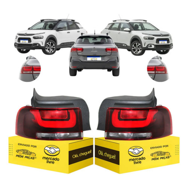 Par Sinaleira C4 Cactus 2018 2019 2020 2021 2022 2023 2024 Ambos Lados Vermelho