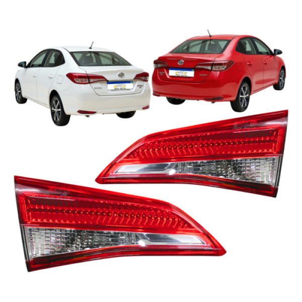 Lanterna Tampa Toyota Yaris Sedan 2019 A 2025 Par Sem Led
