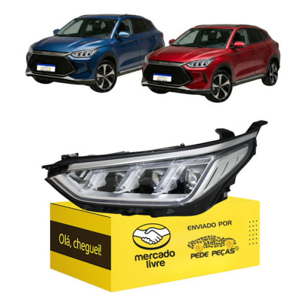 Farol Sinaleira Byd Song Plus 2023 2024 2025 Full Led L.e Esquerdo/motorista