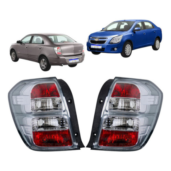 Par Lanterna Gm Cobalt Lt Ltz Cristal Fume 2012 2013 14 2015