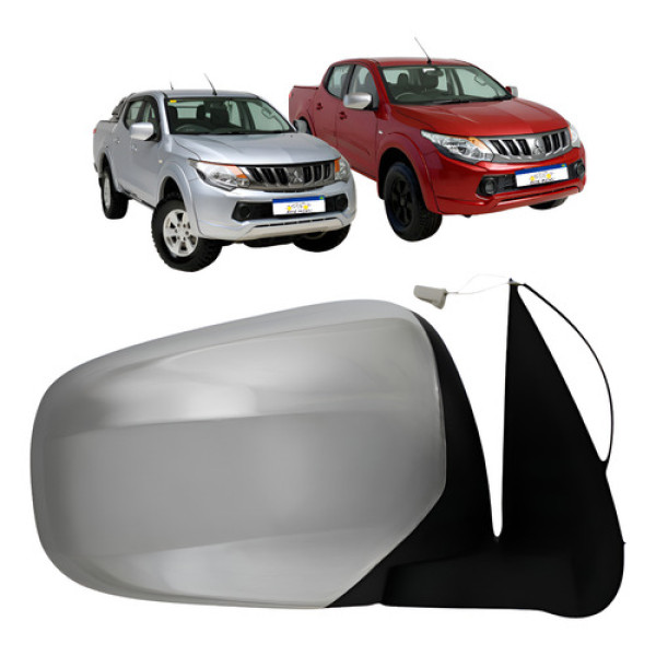 Retrovisor Elétrico Ld Triton 2016 A 2022 Cromado S/pisca Direito Retrovisor Elétrico Ld Triton 2016 A 2022 Cromado S/pisca Direito