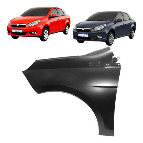 Paralama Fiat Grand Siena Attractive Essence 2012 A 2021 Le