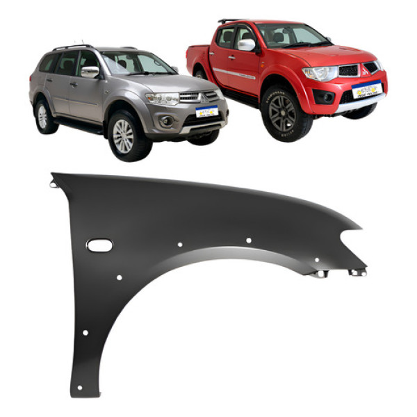 Paralama Direito L200 Triton Pajero Dakar 2008 2009 A 2018