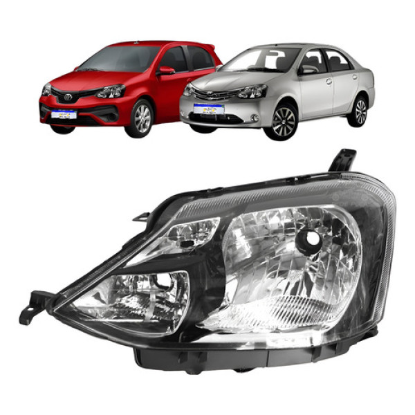 Farol Toyota Etios 2013 2014 2015 2016 2017 2018 A 2021 Le Esquerdo/motorista
