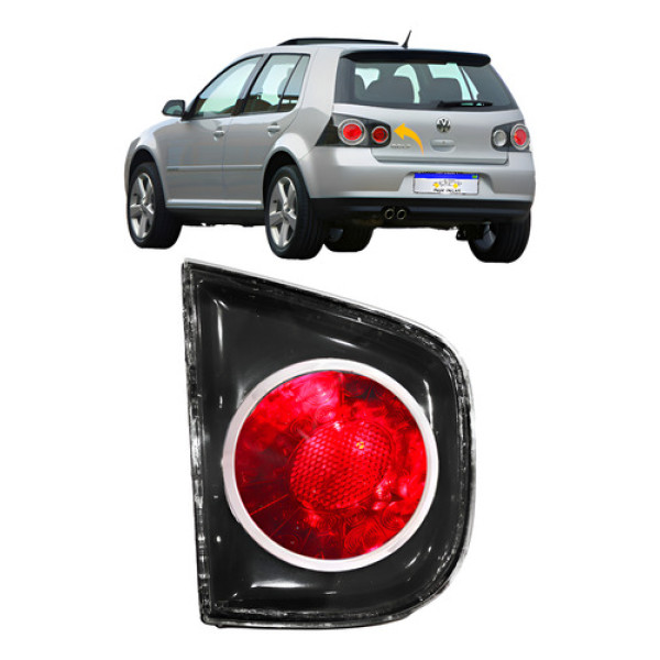 Lanterna Volkswagen Golf 2008 2009 2010 2011 2012 2013 L.e - Esquerdo - Vermelho