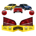 Par Lanterna Da Tampa Vw Golf 2014 2015 2016 2017 Led Ambos Lados Vermelho