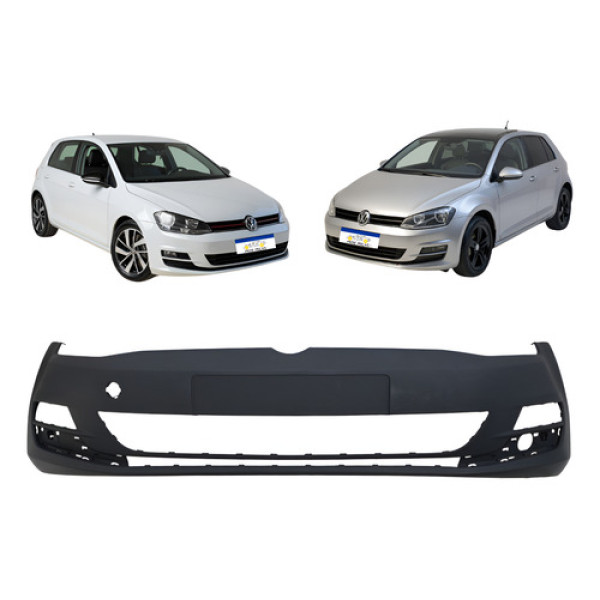 Parachoque Dianteiro Vw Golf 2013 A 2017 S/ Furo Sensor Nova Preto