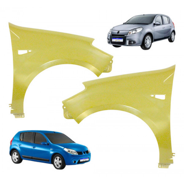 Paralama Renault Sandero 2007 2008 2009 2010 2011 2012 A 14