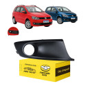 Moldura Farol Milha Vw Fox Spacefox 2010 2011 2012 A 2014 Ld Preto Direito
