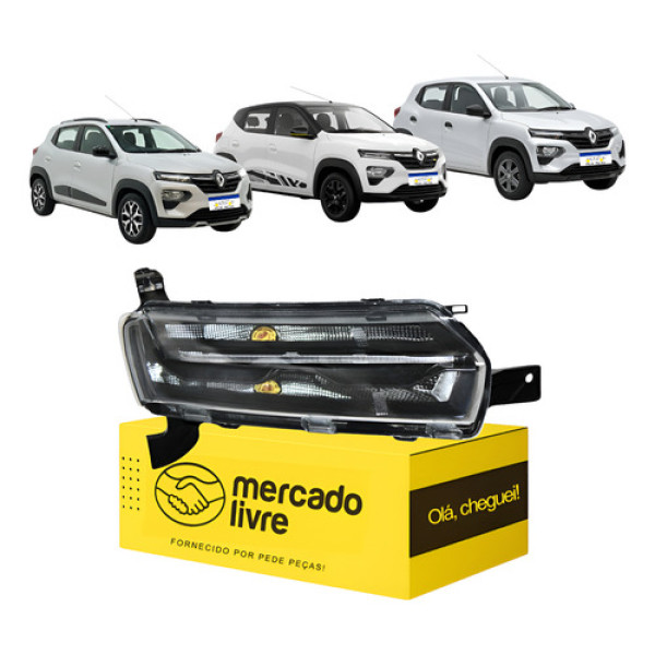 Farol Superior Kwid 2023 2024 2025 26 Drl Led Pisca L.d - Direito/passageiro