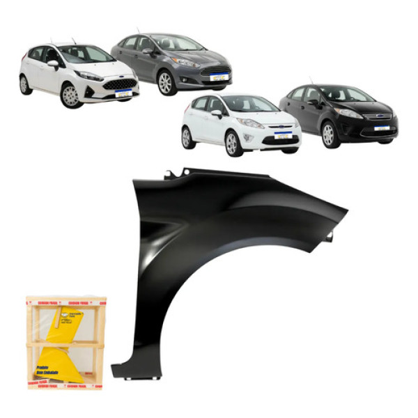 Paralama Ford New Fiesta 2014 2015 2016 A 2019 Lado Direito