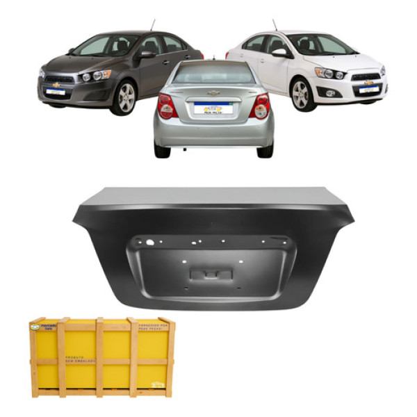 Tampa Traseira Gm Sonic Sedan Lt Ltz 2012 2013 2014 Preto