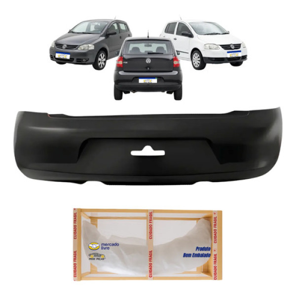 Parachoque Traseiro Vw Fox 2003 2004 2005 2006 2007 A 2009