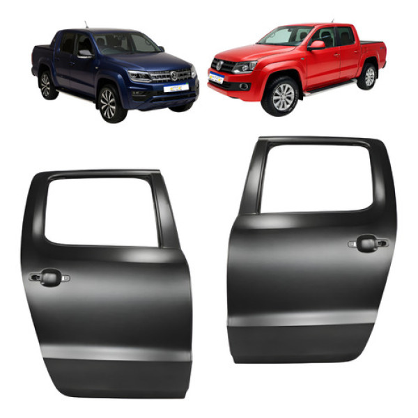 Portas Traseiras Volkswagen Amarok 2010 A 2025 Par  Portas Traseiras Volkswagen Amarok 2010 A 2025 Par