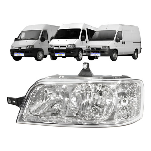 Farol Ducato Jumper Boxer 2007 2008 2010 2011 2012 A 2016 Le - Esquerdo