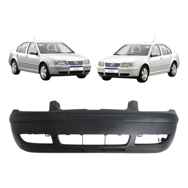 Parachoque Dianteiro Vw Bora 2000 A 2007 Sem Grade Novo Preto