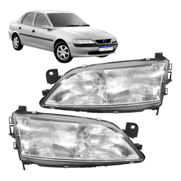 Farol Chevrolet Vectra 1996 1997 1998 Dianteiro Novo Par Direito Farol Chevrolet Vectra 1996 1997 1998 Dianteiro Novo Par Direito