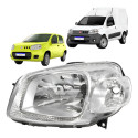Farol Fiat Uno Vivace Fiorino 2012 2013 2014 15 Cromado L.e - Esquerdo